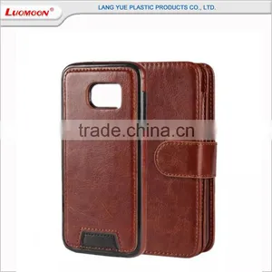 Crazy Horse Pattern Separable Case With Card Slot for Huawei G610 p8 Lite U8667 U8800 G606 thumbnail-2