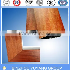 Wood-grain Aluminium Extrusin Profile thumbnail-2