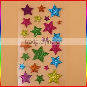 Stars Laser Epoxy Stickers for Children thumbnail-1