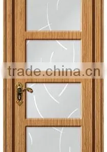 Wood Glass Bedroom Door thumbnail-1