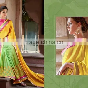 Summer Party Wear Bridal Collection Saree thumbnail-6
