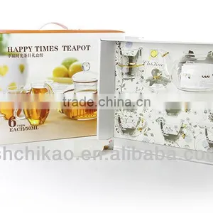 Glass Tea Pot Set thumbnail-1