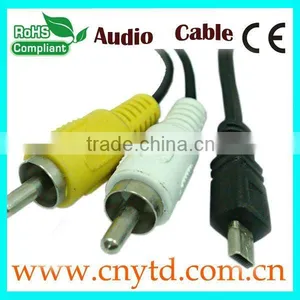 Car Audio Aux 3.5mm Usb Cable Usb Cable to 2RCA Cable thumbnail-1