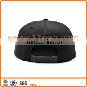 Custom Plain Snapback Hat thumbnail-2
