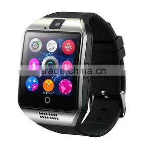 New Item Curved Screen Bend Screen SIM Card Slot Camera NFC Q18 Smart Watch thumbnail-2