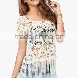Custom Cotton Womens Stringer Tank Top thumbnail-1