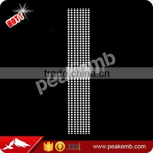 Bow Strip Pathern Rhinestone Design for Cheer Bow Design Wholesale Price thumbnail-1