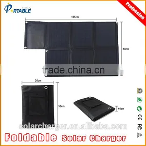 2016 Hot Exquisite Portable Foldable Cell Phone Charger Solar Panels 60W Flexible Solar Charger thumbnail-1