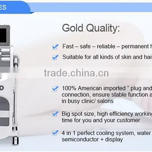 2500w 10mm*16mm (6 Bar) Infrared Permanent Diode Laser 808nm Hair Removal Machine thumbnail-4