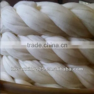 2014 New Year Promotional China Good Quality Wool Top Roving Fiber Spinning Felting Weaving thumbnail-1
