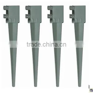 4" x 4" x 750 mm Spike Drive Down Fence Post Bolt Grip Support Like Metpost Holder thumbnail-1