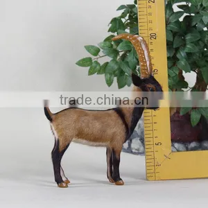 Handmade Unstuffed Plush Animal Goat Christmas Garden Decor thumbnail-2