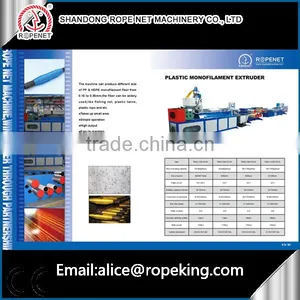 Monofilament Extrusion Machine +86 15163879588 Email:alice@ropenet.com thumbnail-1