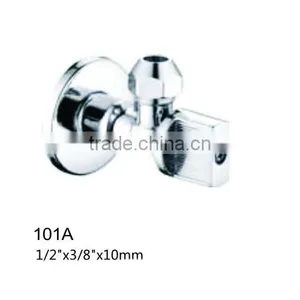 90 Degree Toilet Copper Brass Stop Angle Style Safety Valve With Short Nut thumbnail-1