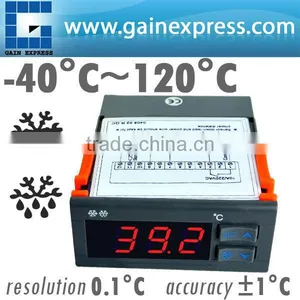 Digital Mini Microcomputer Temperature Controller -40~120 Degree C Range + 2M Wire Length + NTC Sensor Type thumbnail-1