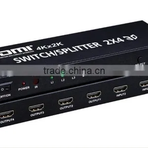 New Products 2016 2X4 4K HDMI Switch/HDMI Splitter EU thumbnail-1