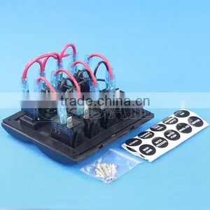 Waterproof Car Illuminated 12/24V Marine Switch Panel thumbnail-3