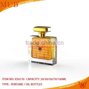 Hot Sale Man's Glass Perfume Bottles With Pump Wholesale thumbnail-1