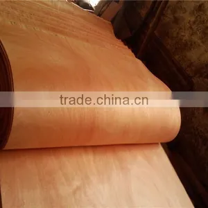 Linyi Grade a b c 0.5mm 1220x2440 Decorative Natural Okoume Face Veneer thumbnail-4