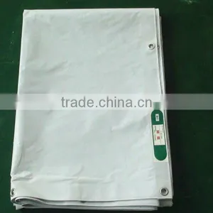 Best Quality White Fire Proof Tarpaulin China Driected Fatory thumbnail-1