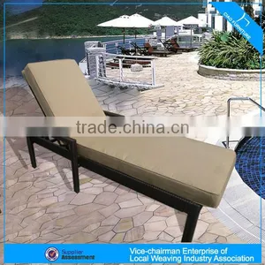 A - Outdoor Furniture Modern Sun Lounger Bed Wicker Bench CF780 thumbnail-1