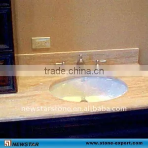 Cultured Beige Marble Vanity Tops thumbnail-1