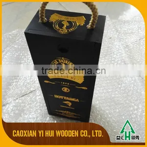 Attractive Gift Bamboo Wood Box Bamboo Wine Box for Sale thumbnail-3