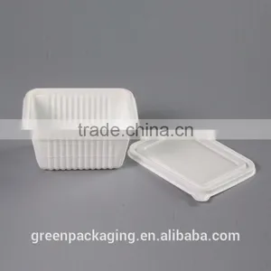 Biodegradable Eco-friendly Corn Starch Boxes Customized Design 1000ml thumbnail-2