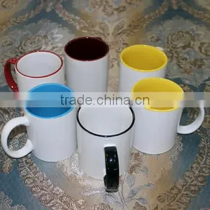 Haonai Hot Sale 11oz High Quality Grade A White Mugs Coated Sublimation Mug for Wholesale Low Price thumbnail-2