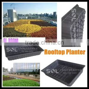SOL Modular Vertical Planter Green Roof Modular Planter Boxes, Roof Top Planter, Green Roof Planter thumbnail-1