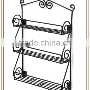 2013 Hot Sale Metal Wire Black Spice Rack thumbnail-1