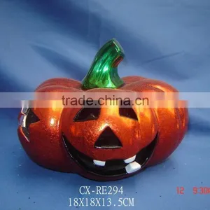 Dolomite Pumpkin Candle Holder thumbnail-1