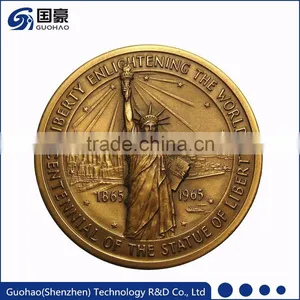 Custom Tourist Souvenir Statue of Liberty Medallion thumbnail-1