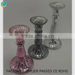 8 Inches Rose Gold Glass Jar Religious Candle thumbnail-2