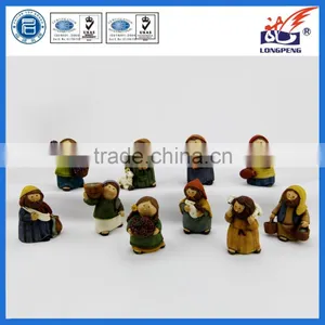 Lucas the Little Boy Shepherd Italian Nativity Villager Figurine,Shepherd Gabriel With Sheep,Nativity Village Accessory thumbnail-1