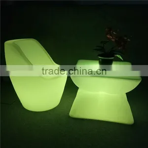 Best Selling Products 5050 RGB LED Glowing Bar Tables LED Poseur Table With 16 Changeable Colors 66*66*50cm thumbnail-4