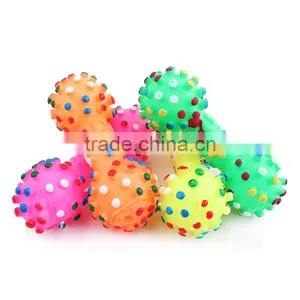 Spot Wholesale Pet Small Dumbbell Sound Amoy Vinyl Dumbbell 11CM thumbnail-1