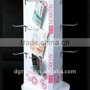 Triangle Sides Custom Vac-formed Blister Plastic Magazine Rotating Display Rack thumbnail-1