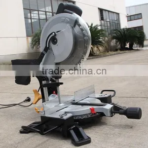 1800W Wood/Aluminum Cutting Cut Off Saw Electric Power 254mm Compound Mitre Saw thumbnail-2