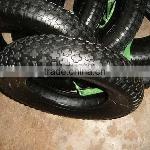 High Quality Wheel Barrow Pneumatic Tyre 400-8 thumbnail-1