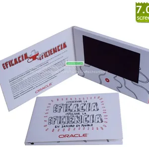 China Factory Supply Competitive Price 7 Inch Lcd Advertising Brochure/lcd Video Brochure With 256M-16GB thumbnail-1