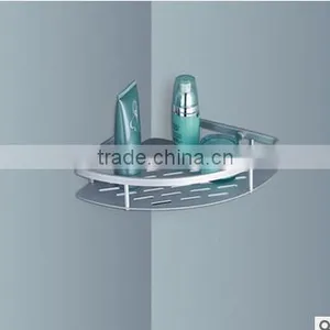 Hot Sale Never Rust Bathroom Aluminium Single Corner Shelf China Supplier Bathroom Corner Towel Shelf thumbnail-3