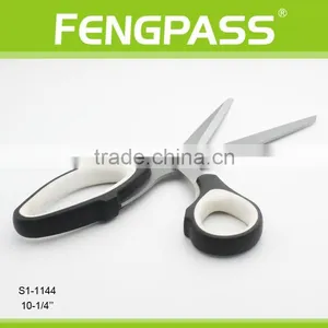 S1-1144 10.25 Inch 2Cr13 Stainless Steel Blade With PP+TPR Plastic Handle Long Blade Cutting Stationery Scissors thumbnail-3