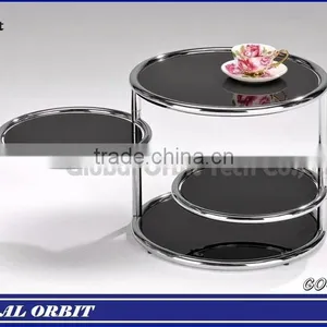 Modern Stainless Steel Round Table Design thumbnail-3