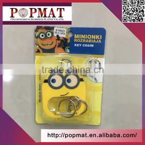 Promotional Gifts Lovely Plastic Key Chain / Custom Pvc Keychain / Plastic Silicon Keychain thumbnail-2