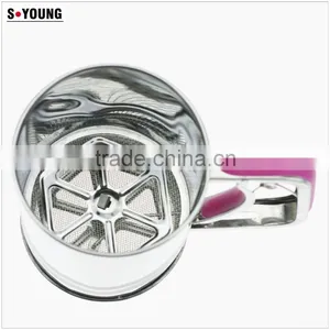 42001hand Operated Stainless Steel Kitchen Flour Sifter/strainer thumbnail-3