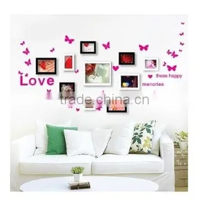 Butterfly Love Photo Wall Can Remove Three Generations of Wall Stickers, Kids Room Decoration 3d Wall Stickers thumbnail-2