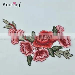 Hot Sale Embroidery Patches Applique Motif Trimming Lace Fabric for Jean thumbnail-2