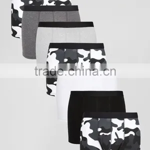 China Manufacturers Custom Underwear Men Top Quality Young Men Underwear Camo Boxer Underwear thumbnail-1