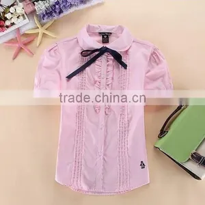 Girl's School Uniform Shirt Short Sleeve International School Uniform Summer School Uniform thumbnail-1